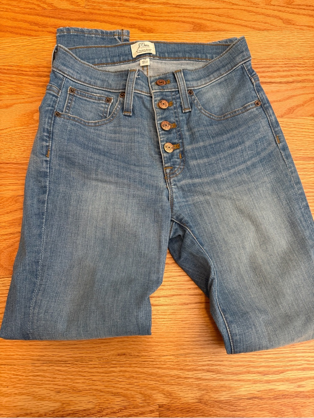 J-Crew 9” toothpick Jean